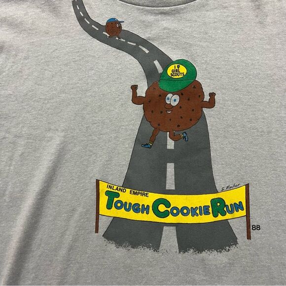 Vintage Graphic T Shirt Tough Cookie Run men's L - Picture 6 of 6